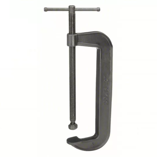 C-Clamp, 12 inch Max. Opening, 3 5/8 inch Throat Depth, Cast Iron, 2,850 lb Clamping Pressure C-Clamp Westward 10D516
