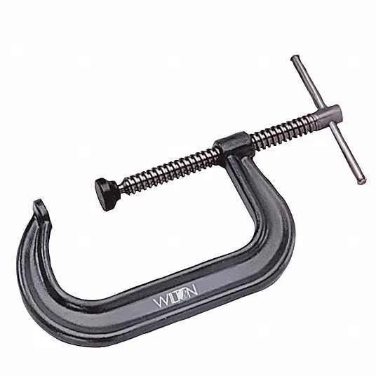 Regular Duty Forged Steel C-Clamp, 10 1/8 in Max. Opening, 6 in Throat Depth, Gray C-Clamp Wilton 410